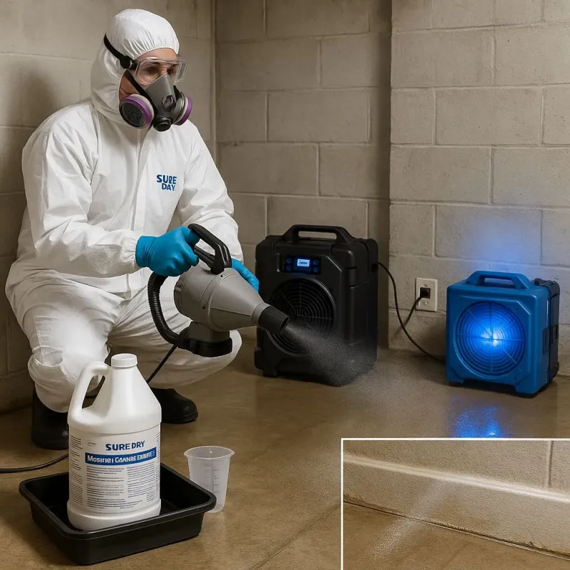 Sanitization and Odor Removal process in Keller, TX
